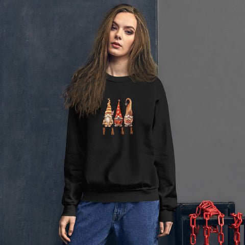 Women's Fall Sweatshirt with Gnomes